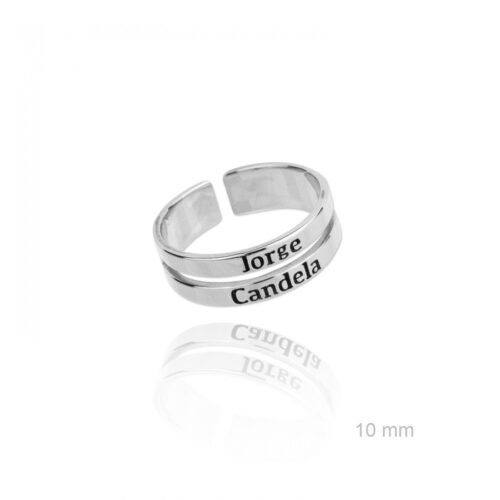 anillo personalizado-plata -Desig joyeria