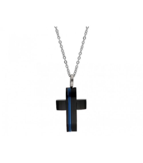 cruz-moderna-acero-negro-azul-comunión