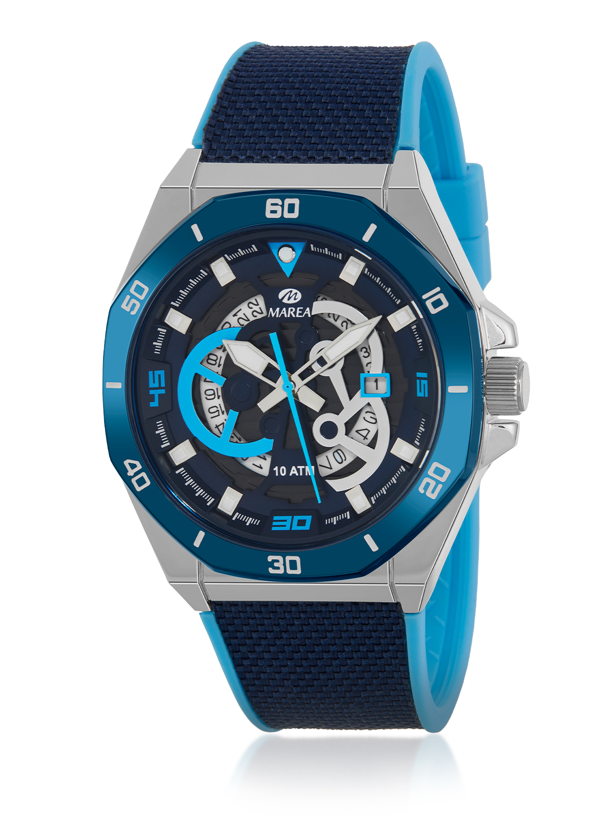 Marea B57008/1 Smartwatch Negro Deportivo Reloj Hombre